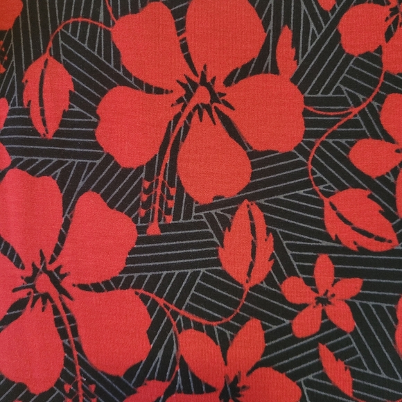 NWOT Lularoe Nicole Tropical Print Dress sz L - Picture 2 of 4